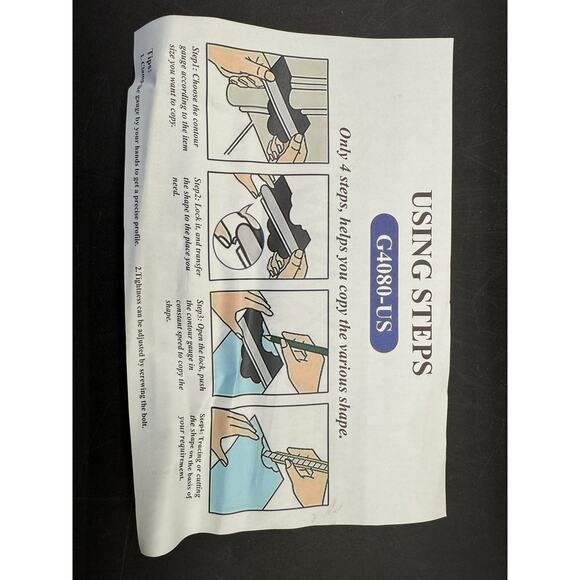 Goxawee Contour Gauge Set G4080 - new in box - Picture 5 of 8